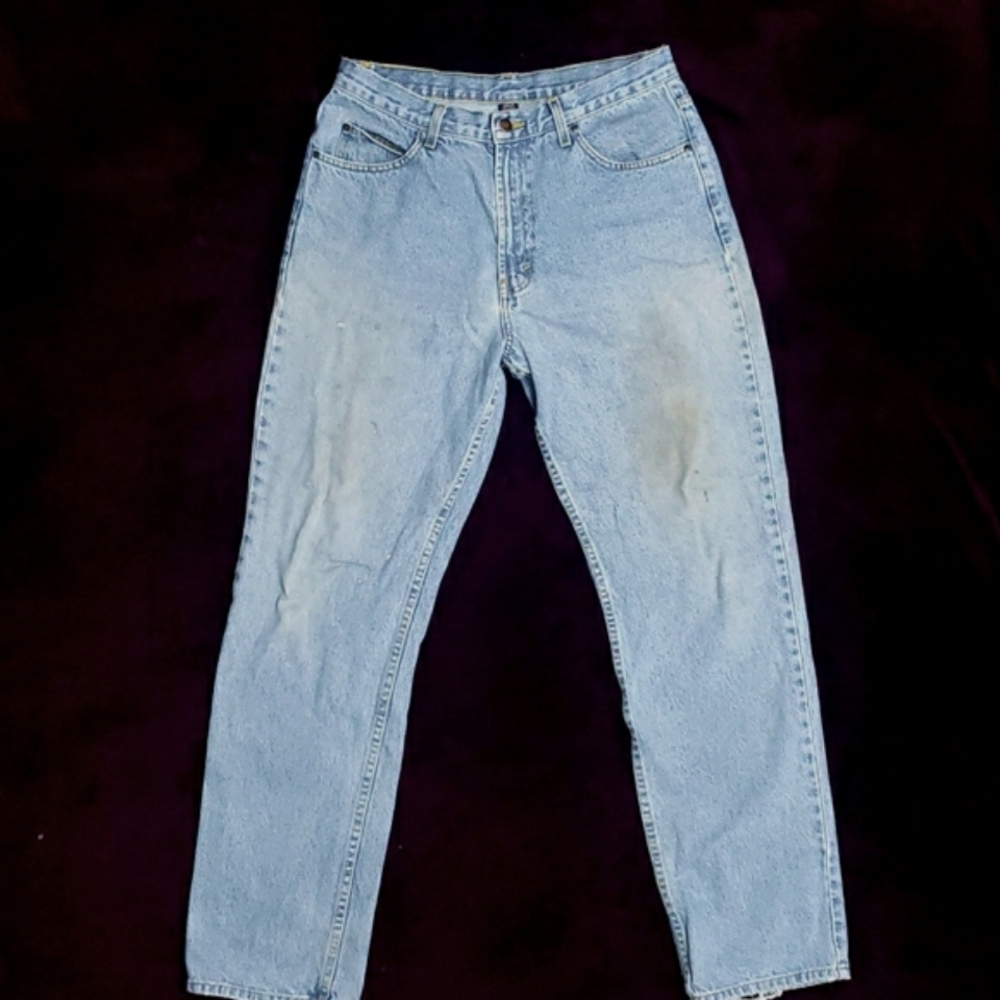 Vintage Y2K Men's Austin Brand Distressed Denim Blue Jeans
